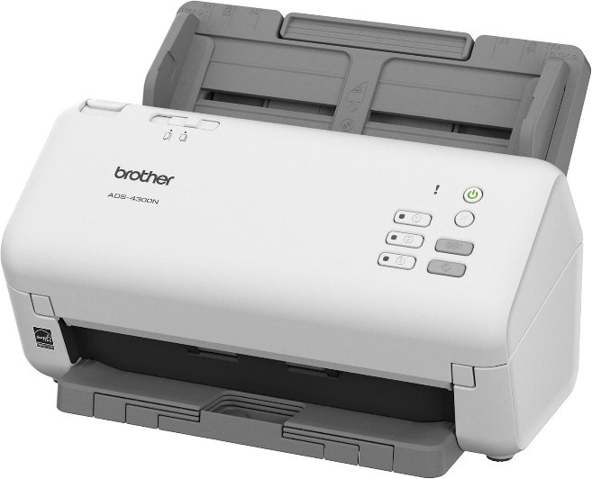 Brother ADS-4300N — Ethernet + USB · 80-page feeder product image