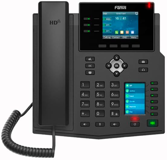 Fanvil X4U V2 — 12 SIP lines · dual colour displays product image