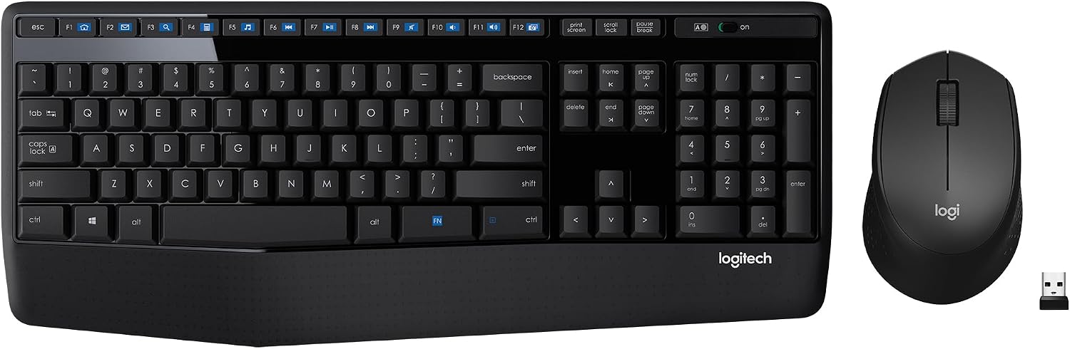 Logitech MK345 Comfort — Full-size keyboard · right-handed mouse product image