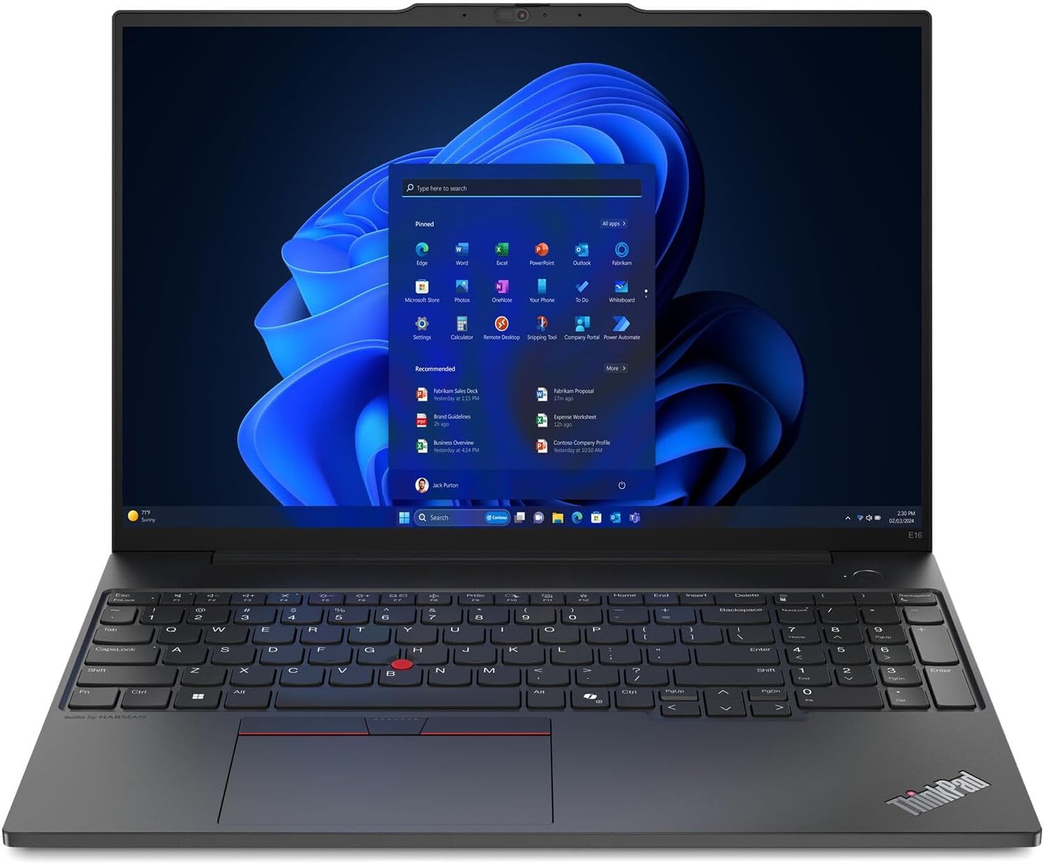 Lenovo ThinkPad E16 — Core Ultra 5 125H · 16GB · 512GB product image